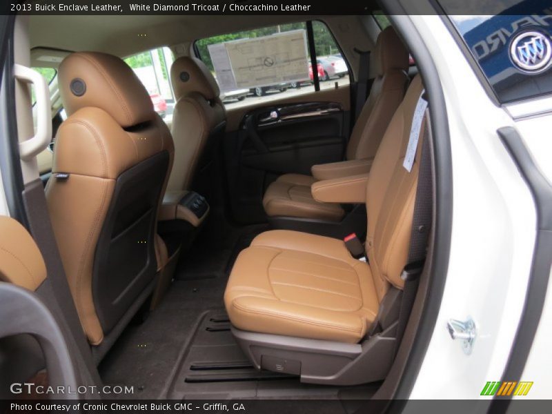 White Diamond Tricoat / Choccachino Leather 2013 Buick Enclave Leather