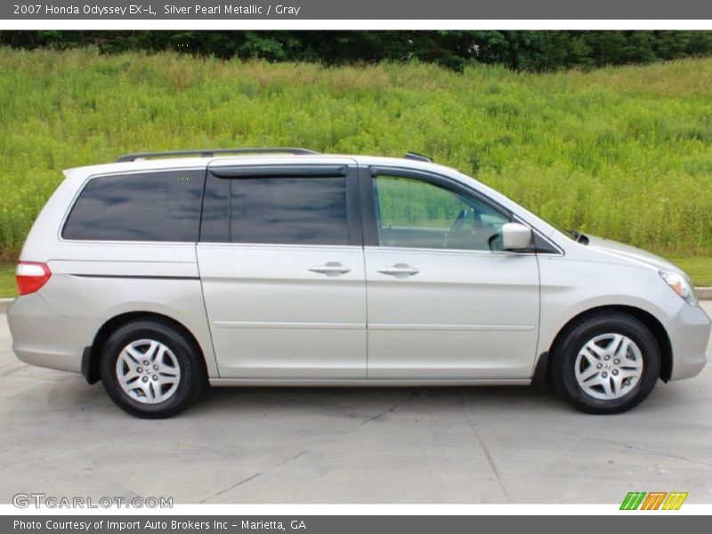 Silver Pearl Metallic / Gray 2007 Honda Odyssey EX-L