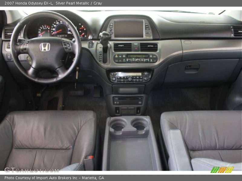 Silver Pearl Metallic / Gray 2007 Honda Odyssey EX-L