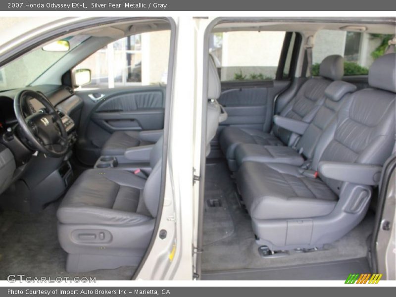 Silver Pearl Metallic / Gray 2007 Honda Odyssey EX-L