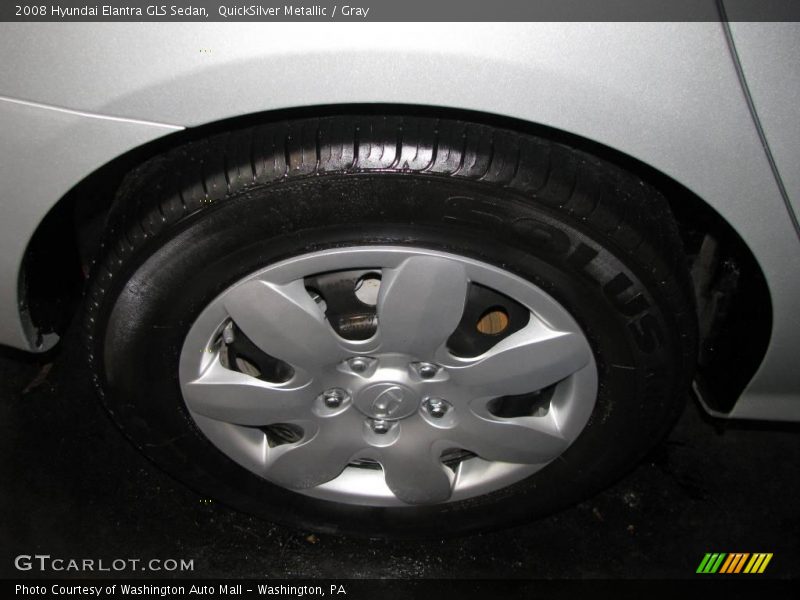QuickSilver Metallic / Gray 2008 Hyundai Elantra GLS Sedan