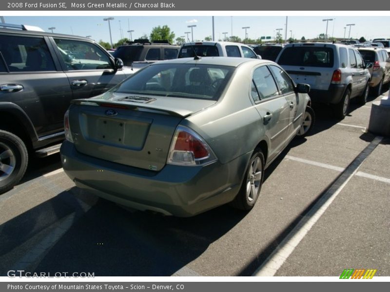 Moss Green Metallic / Charcoal Black 2008 Ford Fusion SE