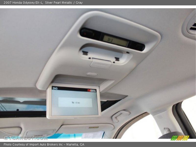Silver Pearl Metallic / Gray 2007 Honda Odyssey EX-L