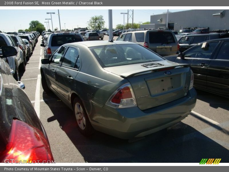 Moss Green Metallic / Charcoal Black 2008 Ford Fusion SE