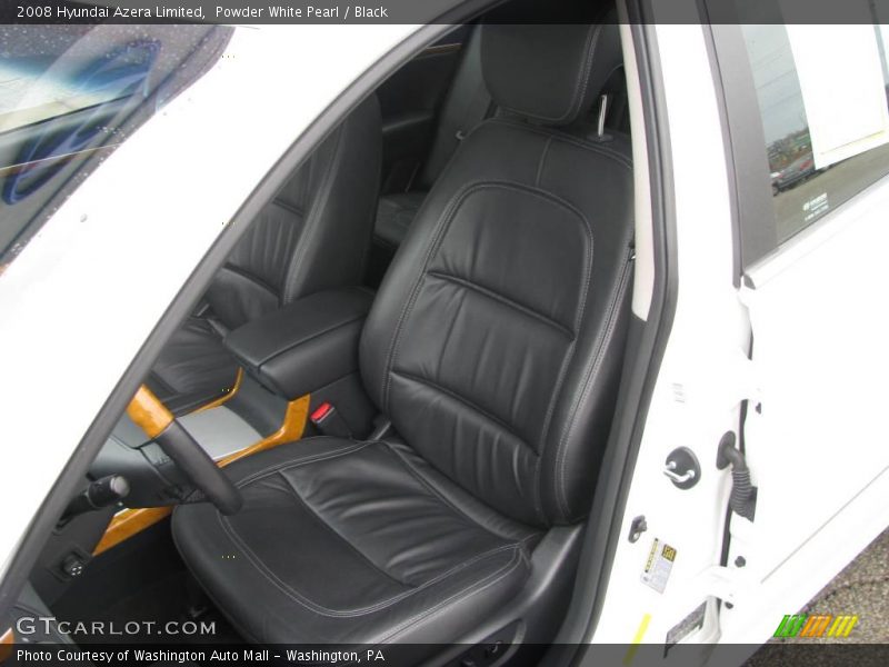 Powder White Pearl / Black 2008 Hyundai Azera Limited