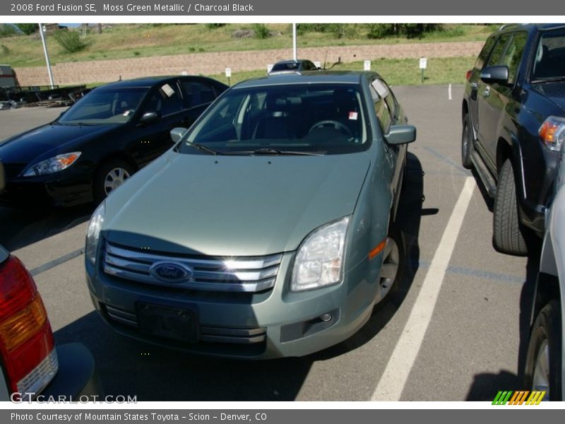 Moss Green Metallic / Charcoal Black 2008 Ford Fusion SE