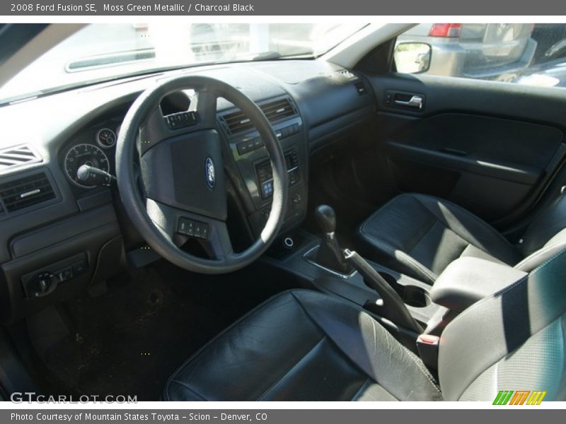 Moss Green Metallic / Charcoal Black 2008 Ford Fusion SE