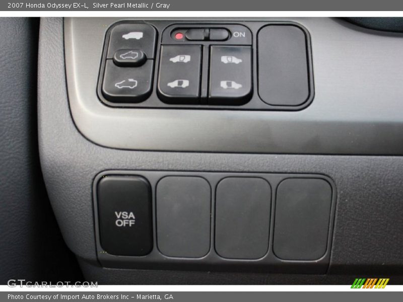 Silver Pearl Metallic / Gray 2007 Honda Odyssey EX-L