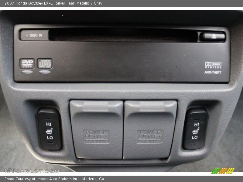Silver Pearl Metallic / Gray 2007 Honda Odyssey EX-L
