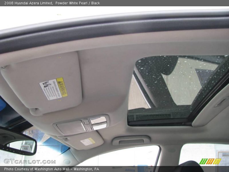 Powder White Pearl / Black 2008 Hyundai Azera Limited