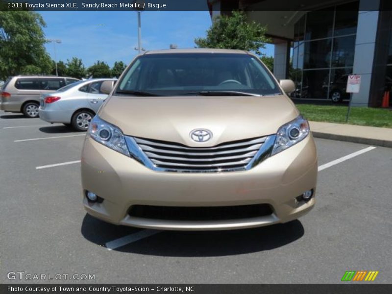 Sandy Beach Metallic / Bisque 2013 Toyota Sienna XLE