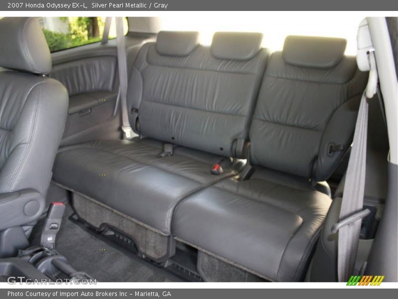Silver Pearl Metallic / Gray 2007 Honda Odyssey EX-L