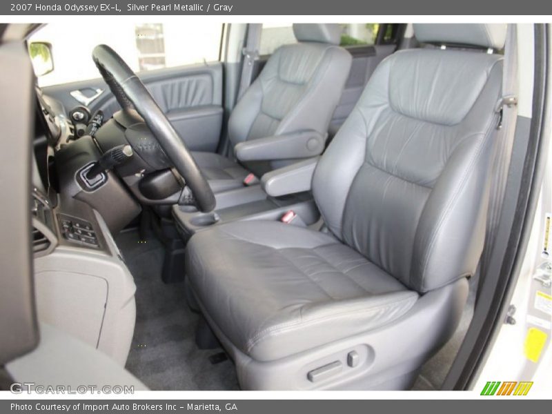 Silver Pearl Metallic / Gray 2007 Honda Odyssey EX-L