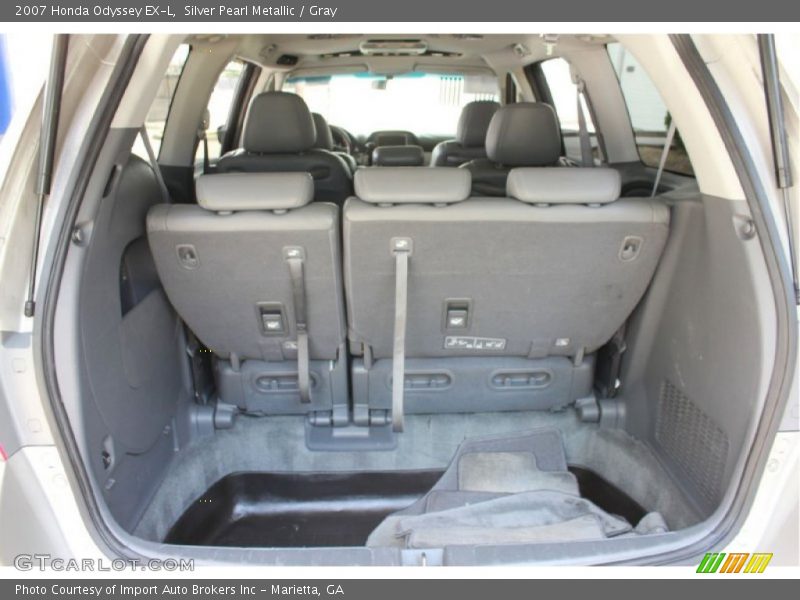 Silver Pearl Metallic / Gray 2007 Honda Odyssey EX-L