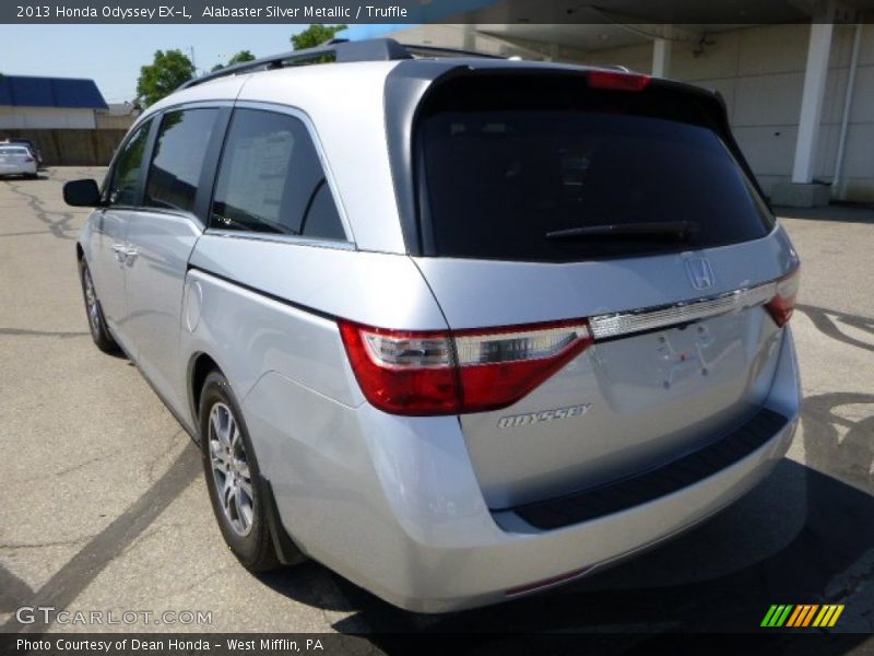 Alabaster Silver Metallic / Truffle 2013 Honda Odyssey EX-L