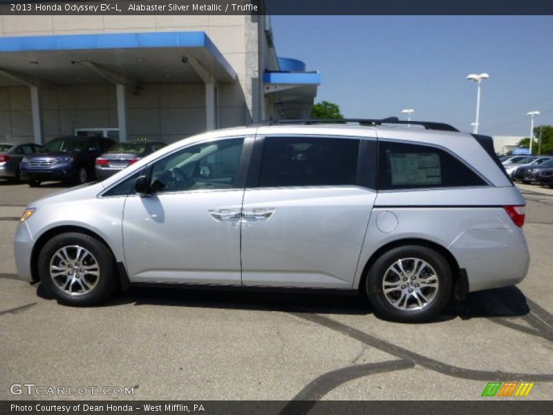 Alabaster Silver Metallic / Truffle 2013 Honda Odyssey EX-L