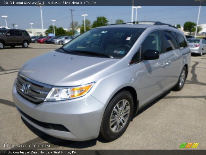 Alabaster Silver Metallic / Truffle 2013 Honda Odyssey EX-L