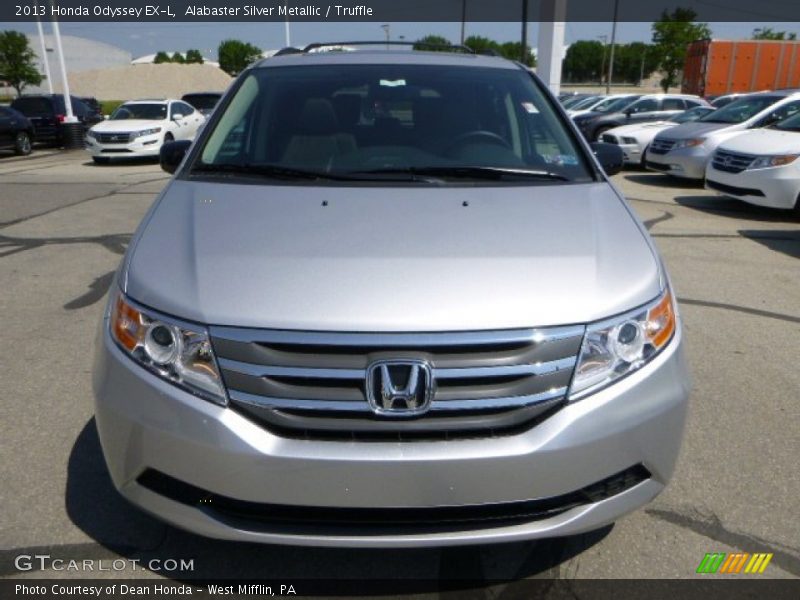 Alabaster Silver Metallic / Truffle 2013 Honda Odyssey EX-L