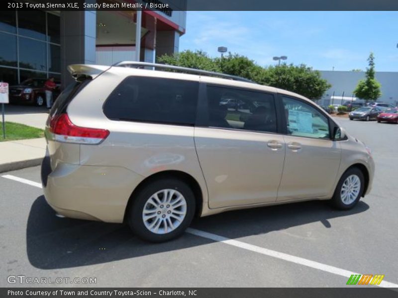 Sandy Beach Metallic / Bisque 2013 Toyota Sienna XLE