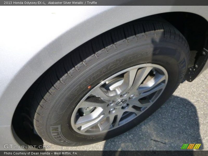 Alabaster Silver Metallic / Truffle 2013 Honda Odyssey EX-L