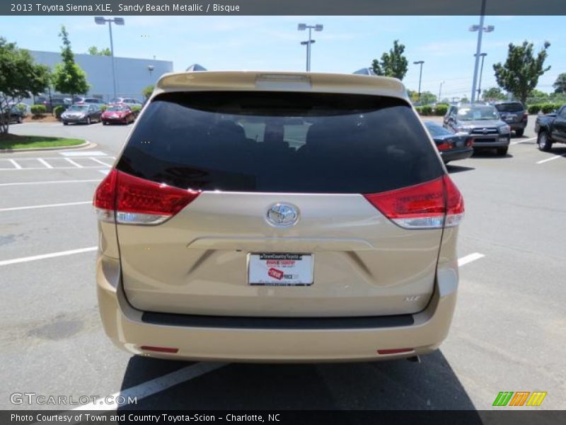 Sandy Beach Metallic / Bisque 2013 Toyota Sienna XLE