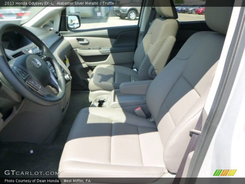 Alabaster Silver Metallic / Truffle 2013 Honda Odyssey EX-L