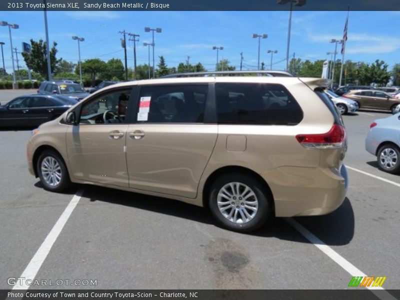 Sandy Beach Metallic / Bisque 2013 Toyota Sienna XLE