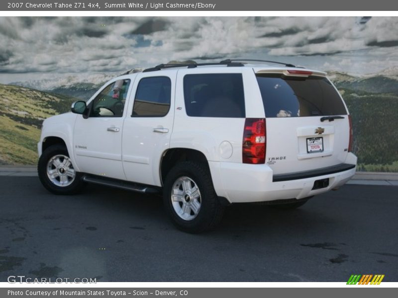 Summit White / Light Cashmere/Ebony 2007 Chevrolet Tahoe Z71 4x4