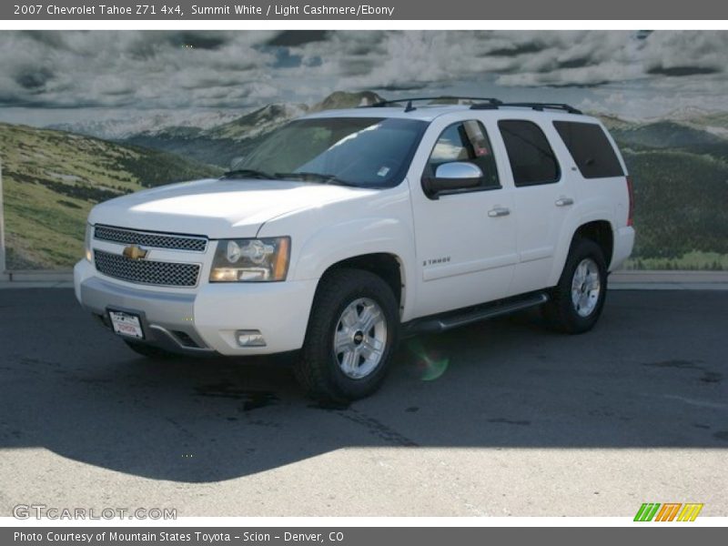Summit White / Light Cashmere/Ebony 2007 Chevrolet Tahoe Z71 4x4