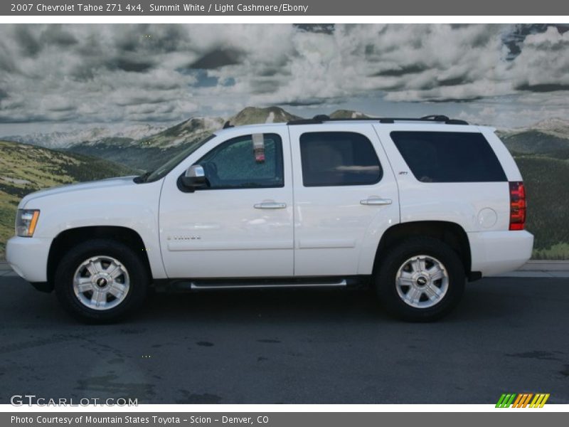 Summit White / Light Cashmere/Ebony 2007 Chevrolet Tahoe Z71 4x4