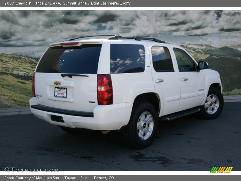 Summit White / Light Cashmere/Ebony 2007 Chevrolet Tahoe Z71 4x4