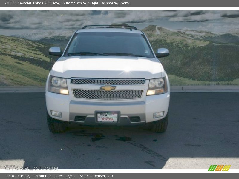 Summit White / Light Cashmere/Ebony 2007 Chevrolet Tahoe Z71 4x4