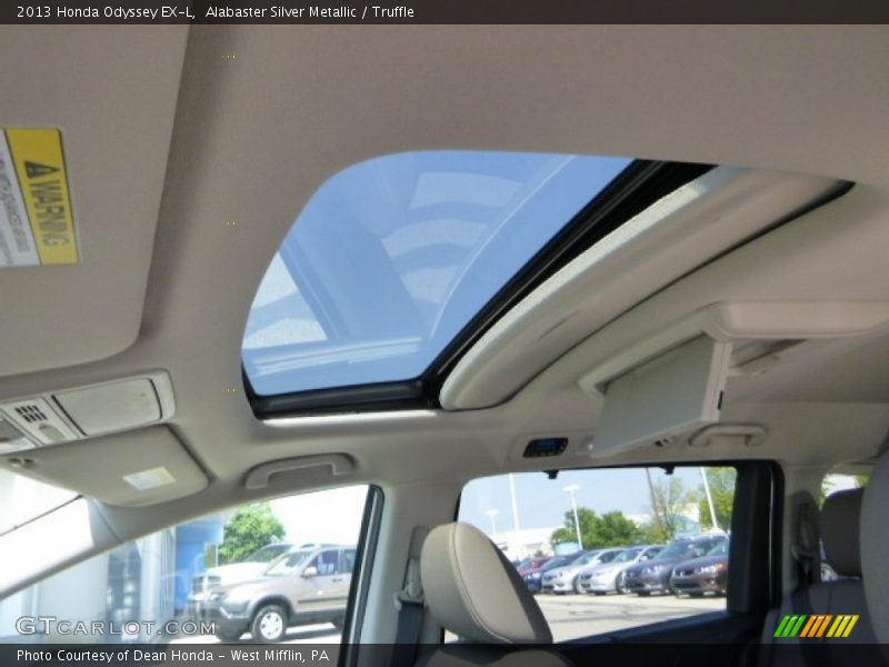 Alabaster Silver Metallic / Truffle 2013 Honda Odyssey EX-L