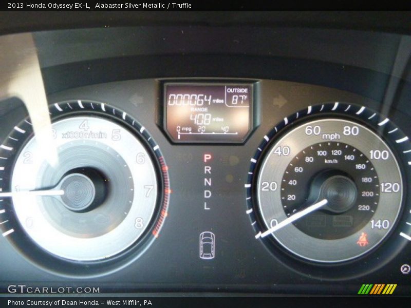 Alabaster Silver Metallic / Truffle 2013 Honda Odyssey EX-L