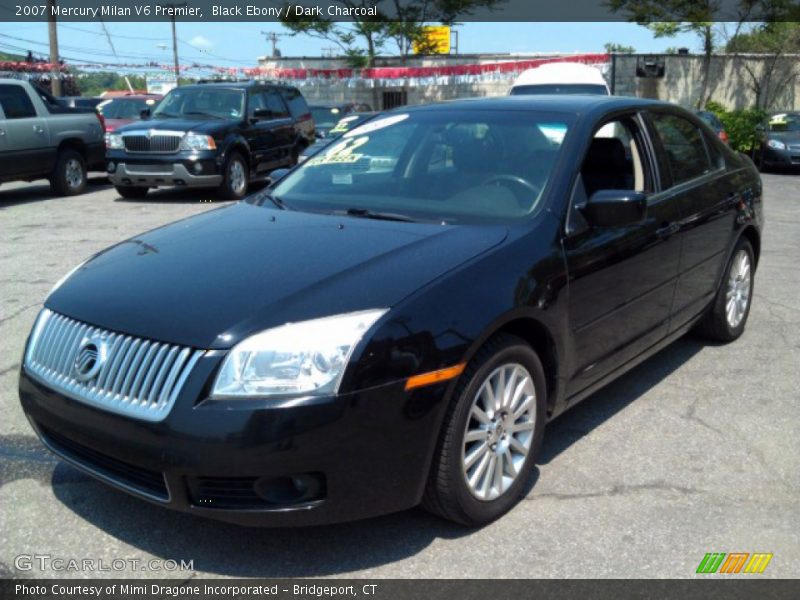 Black Ebony / Dark Charcoal 2007 Mercury Milan V6 Premier