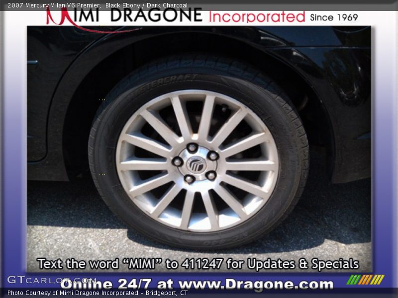 Black Ebony / Dark Charcoal 2007 Mercury Milan V6 Premier