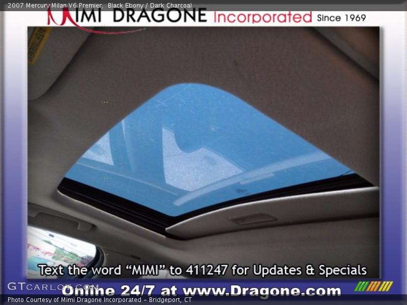 Black Ebony / Dark Charcoal 2007 Mercury Milan V6 Premier