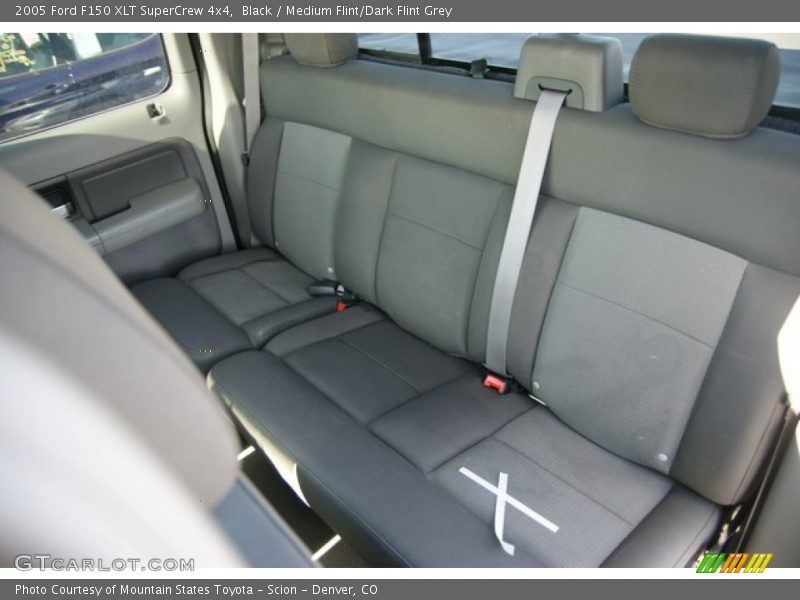 Black / Medium Flint/Dark Flint Grey 2005 Ford F150 XLT SuperCrew 4x4