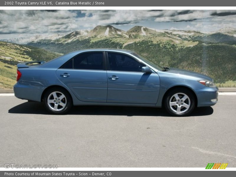 Catalina Blue Metallic / Stone 2002 Toyota Camry XLE V6