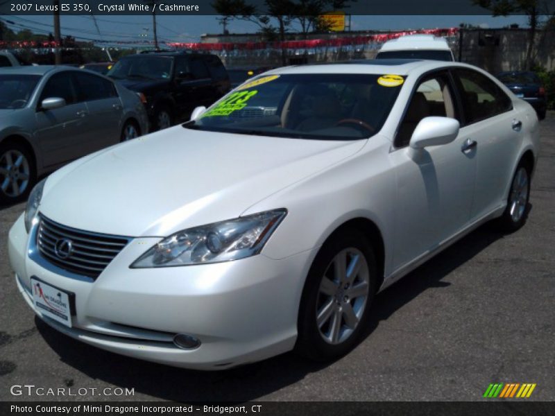 Crystal White / Cashmere 2007 Lexus ES 350