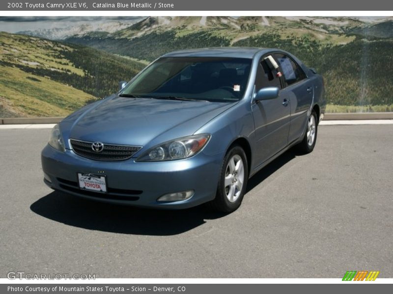 Catalina Blue Metallic / Stone 2002 Toyota Camry XLE V6