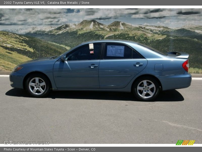 Catalina Blue Metallic / Stone 2002 Toyota Camry XLE V6