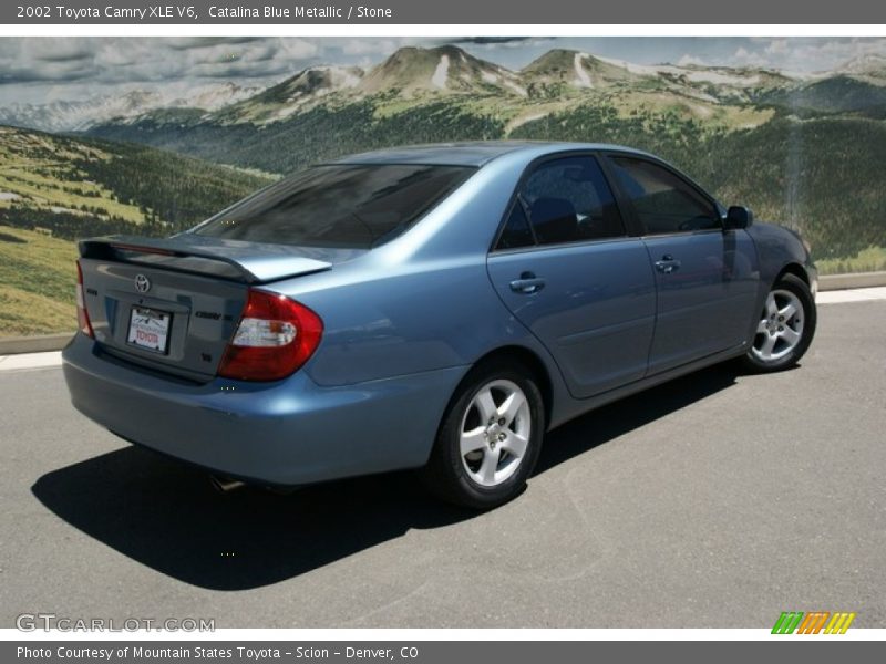 Catalina Blue Metallic / Stone 2002 Toyota Camry XLE V6