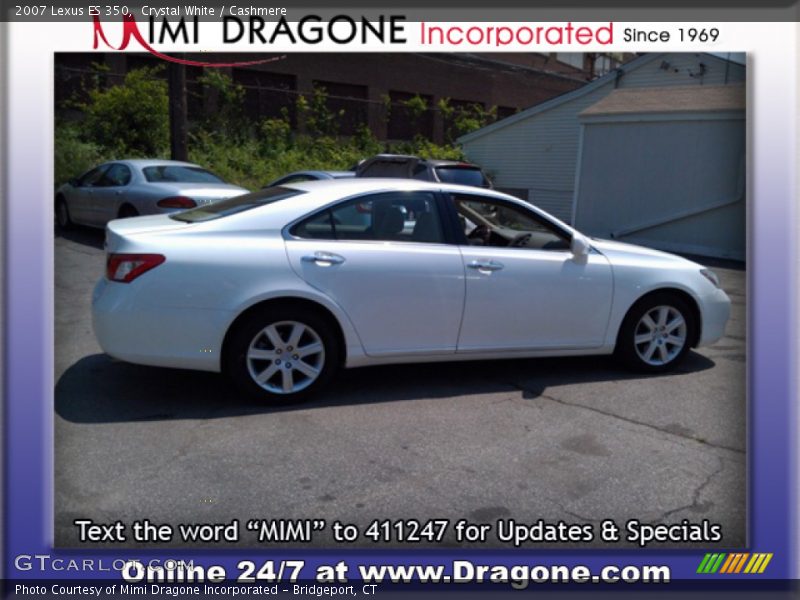 Crystal White / Cashmere 2007 Lexus ES 350