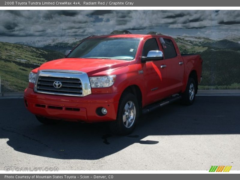 Radiant Red / Graphite Gray 2008 Toyota Tundra Limited CrewMax 4x4