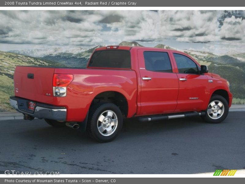 Radiant Red / Graphite Gray 2008 Toyota Tundra Limited CrewMax 4x4