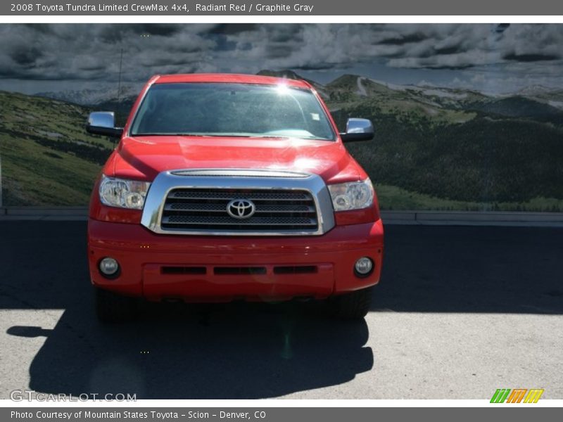 Radiant Red / Graphite Gray 2008 Toyota Tundra Limited CrewMax 4x4