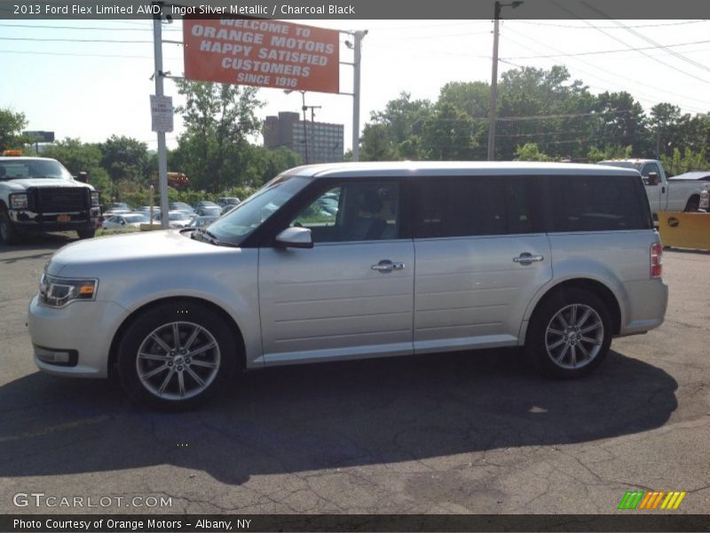 Ingot Silver Metallic / Charcoal Black 2013 Ford Flex Limited AWD
