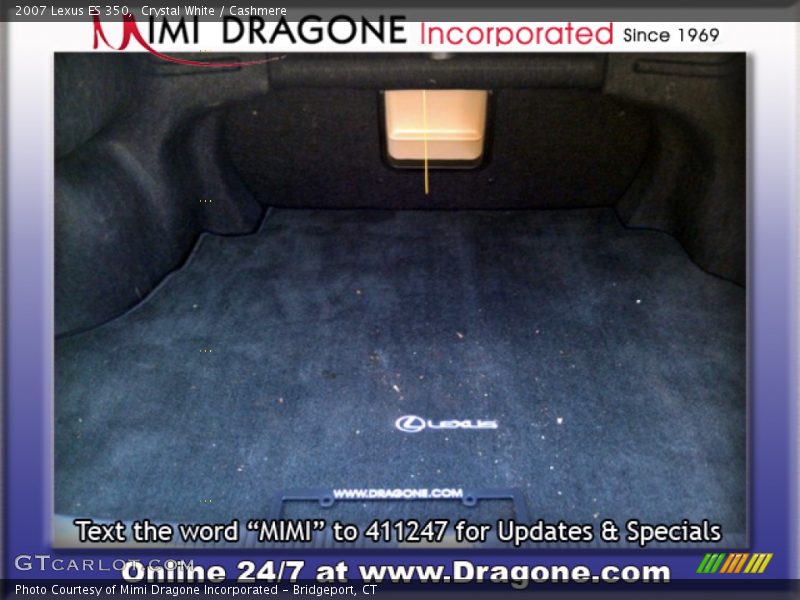 Crystal White / Cashmere 2007 Lexus ES 350