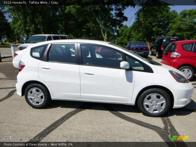 Taffeta White / Gray 2013 Honda Fit